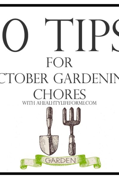 10 Tips for October Gardening | ahealthylifeforme.com