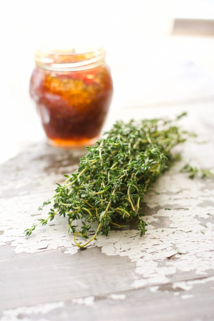 Simple Fig Sauce with Fresh Thyme