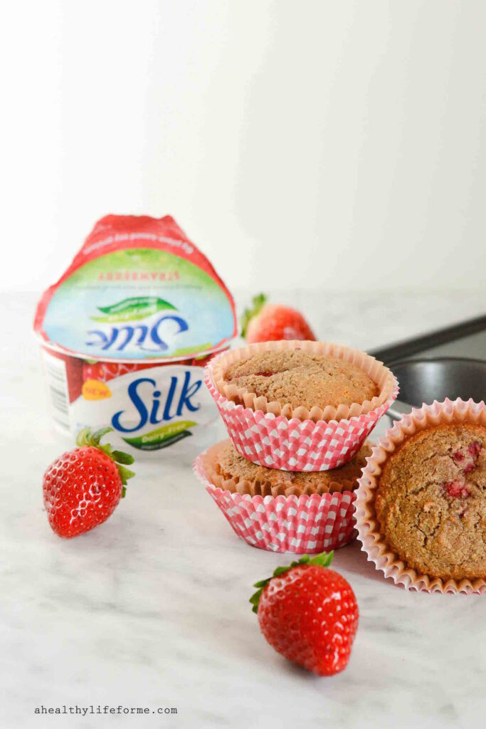 Gluten Free Strawberry Muffin Recipe that is grain free, dairy free, paleo, delicious and moist | ahealthylifeforme.com