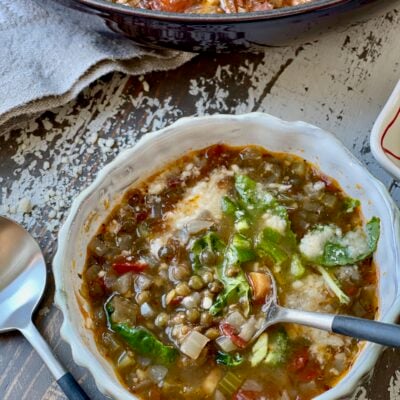 ITALIAN TOMATO LENTIL SOUP