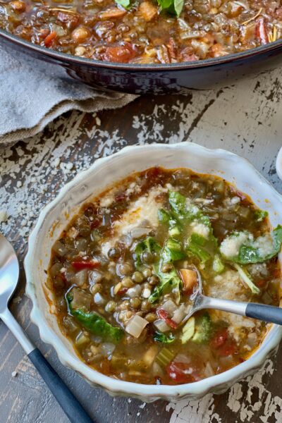 ITALIAN TOMATO LENTIL SOUP