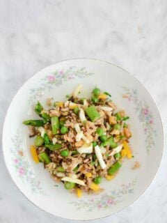 Spring Rice Salad Dairy Free Gluten Free Recipe | ahealthylifeforme.com
